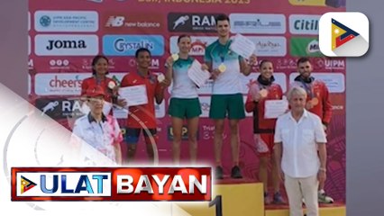 Samuel German at Shyra Mae Aranzado, naibulsa ang silver medal sa UIPM 2023 Biathle-Triathle...