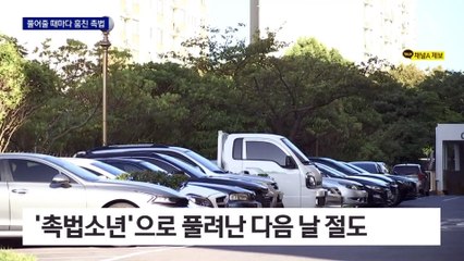 풀어줄 때마다 또…한 달에 세 번 훔친 촉법소년