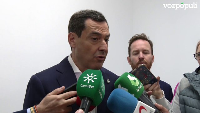 Juanma Moreno ve completamente indigno lo que hace Sánchez por el sillón de Moncloa