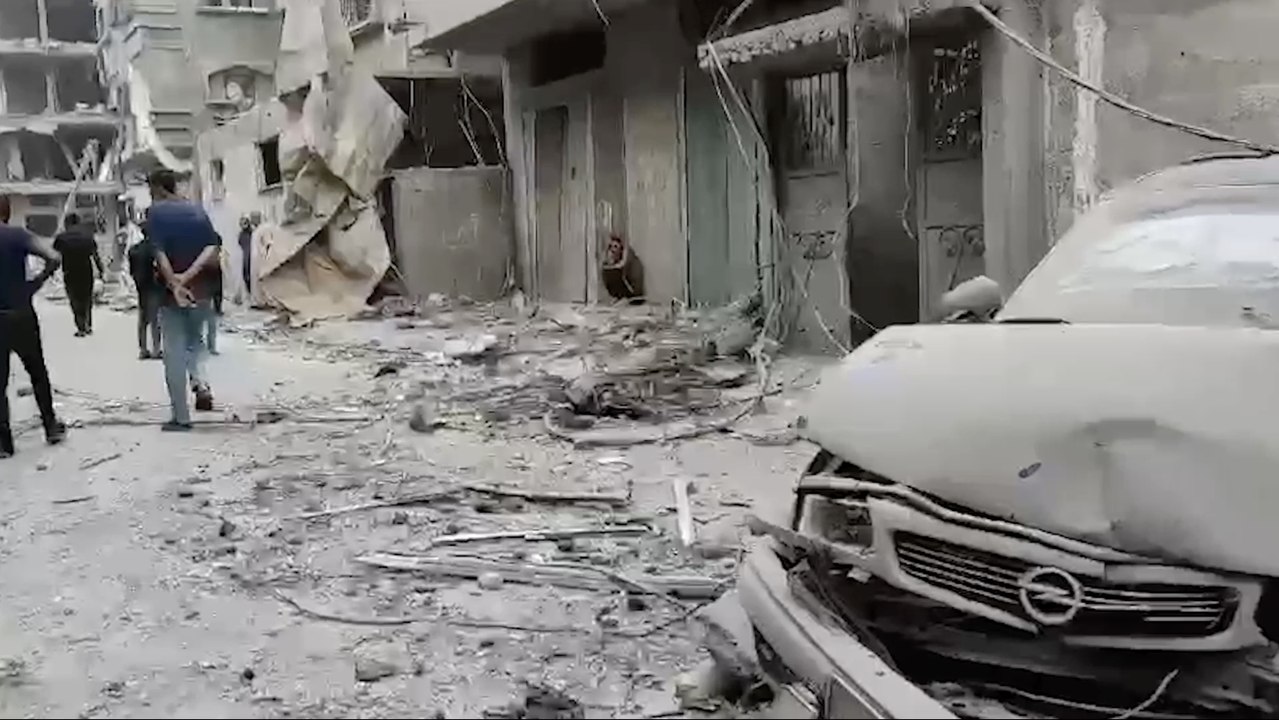 "Je ne voyais pas devant moi et je n'arrivais pas à respirer" : un Gazaoui raconte comment un tir de roquette a détruit son quartier