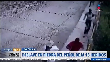 Deslave en la Piedra del Peñol deja 15 heridos