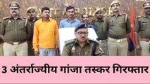 गांजा तस्कर गिरोह का पुलिस ने किया भंडाफोड़, 80 किलो गांजे के साथ 3 तस्कर गिरफ्तार