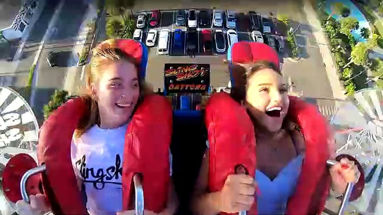 Girls Passing Out | Funny Slingshot Ride Compilation #120