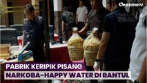 Bareskrim Bongkar Pabrik Keripik Pisang Narkoba-Happy Water di Bantul