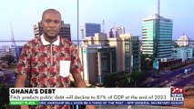 Ghana's Debt Fitch predicts public debt would decline to 87% of GDP at the end of 2023