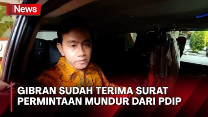 Gibran Angkat Bicara terkait Surat Permintaan Mundur dan Pengembalian KTA PDIP