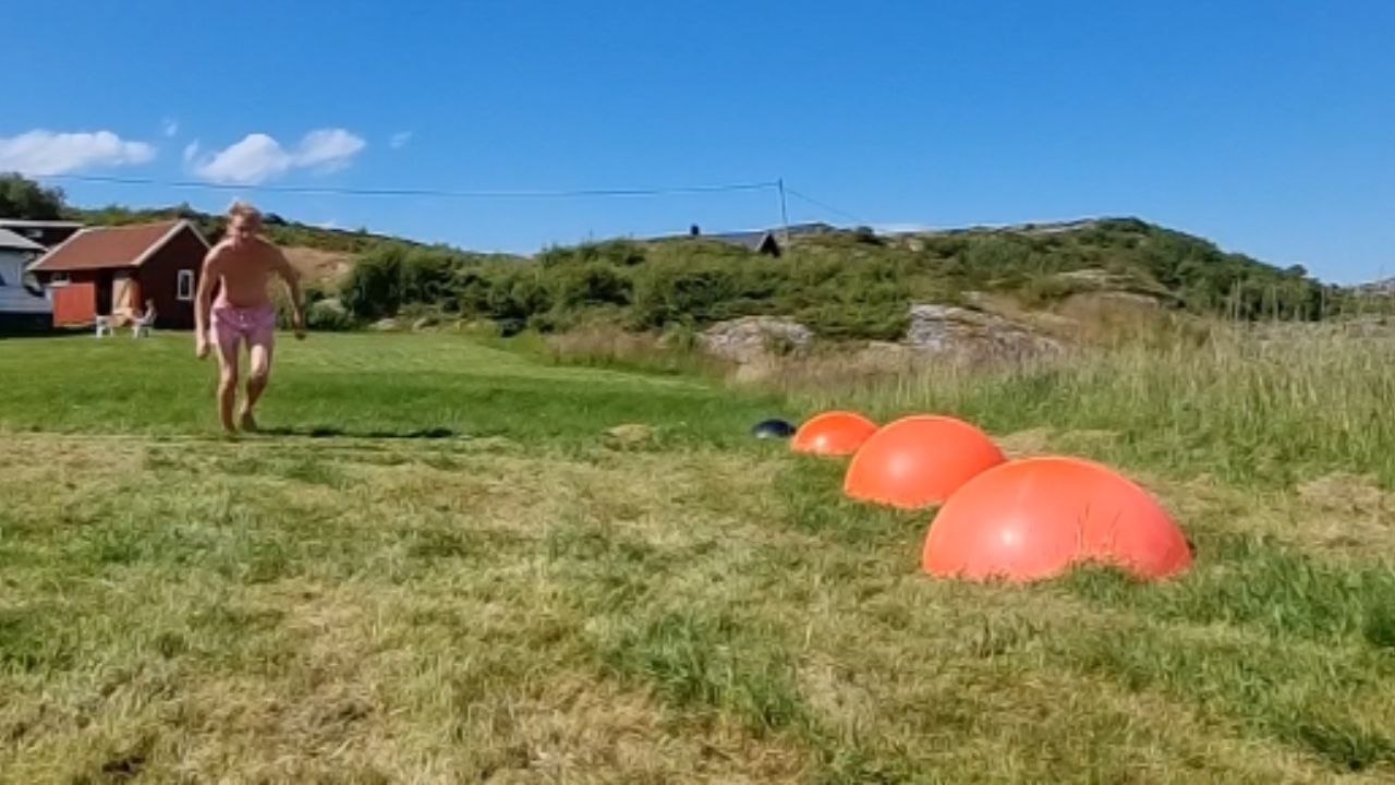 Man dribbles on the ground like a basketball after embarrassing corkscrew flip fail
