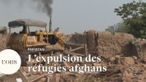 Le Pakistan démolit au bulldozer des maisons de réfugiés afghans