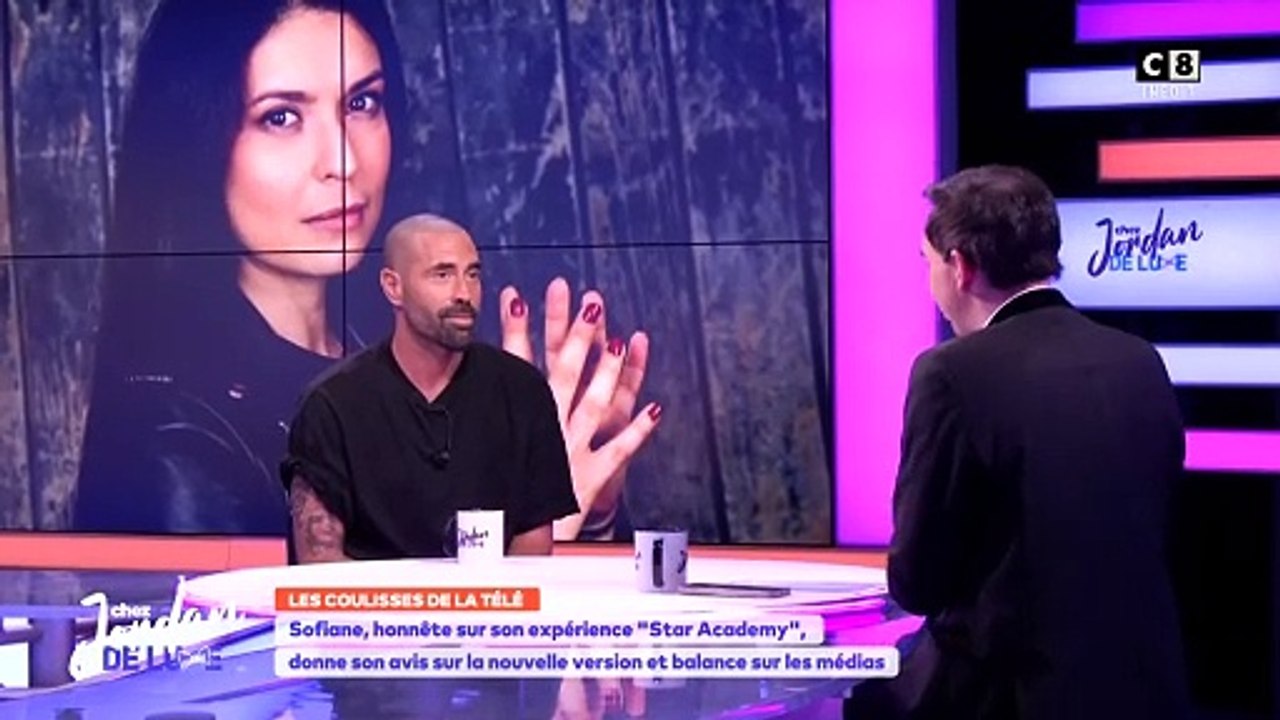 Sofiane Tadjine dément l'histoire d'amour qui aurait pu exister entre Lucie Bernardoni et Grégory Lemarchal dans la "Star Academy". "Chez Jordan", C8