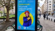 Campaña de publicidad con contenido sexual en las calles de Pamplona