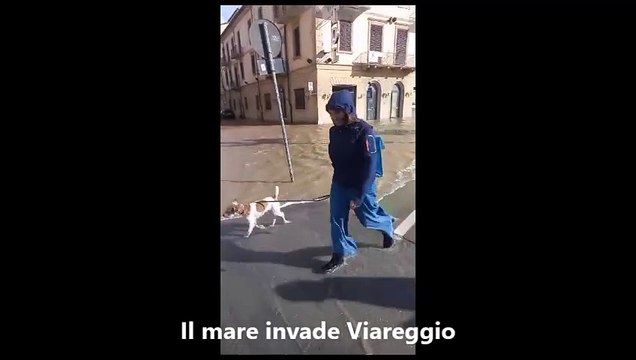 Il mare entra nelle citt? in Toscana: allagate Livorno, Viareggio e Marina di Pisa