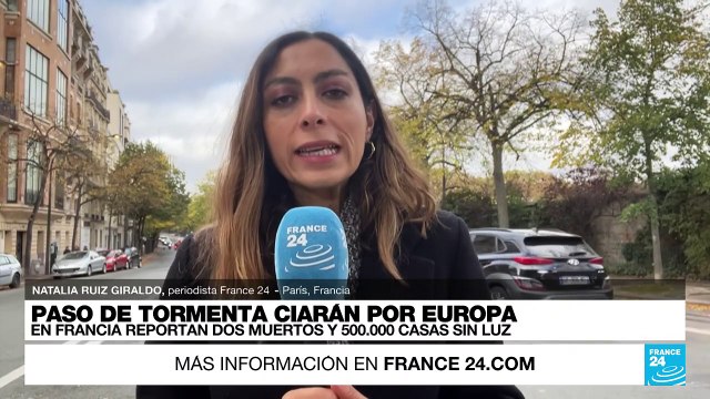 Informe desde París: tormenta Ciarán deja 2 muertos y medio millón de hogares sin luz en Francia