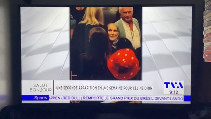 Céline Dion-Salut Bonjour-6 Novembre 2023