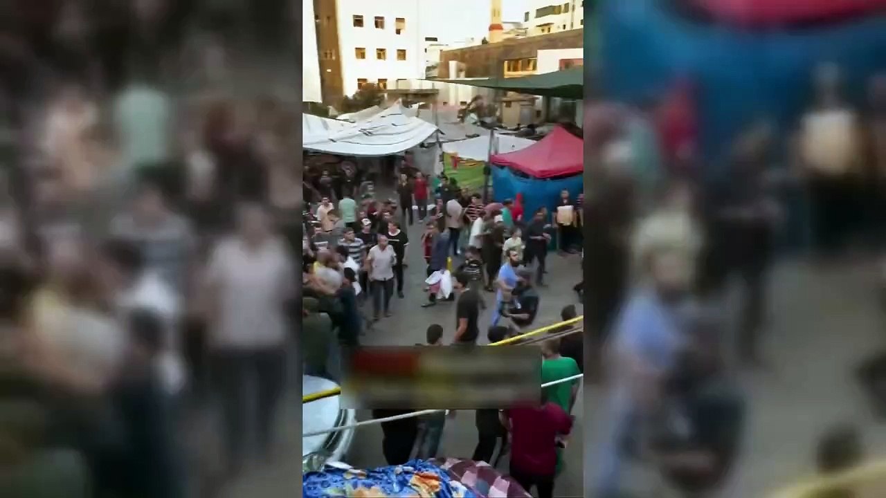 İsrail yine masum sivilleri hedef aldı!  Ambulans konvoyunu vurdular