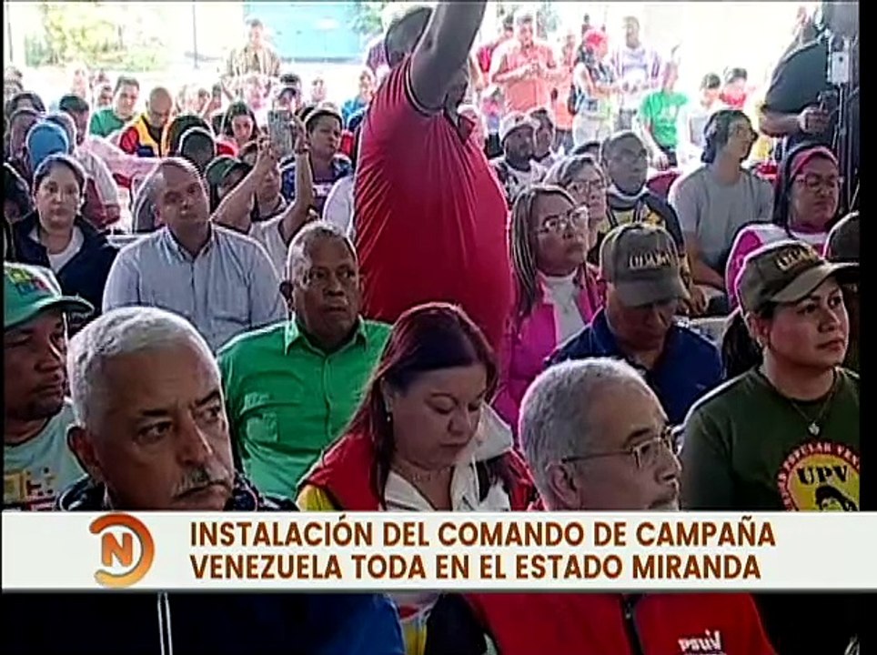 Instalan Comando de Campaña “Venezuela Toda” en el estado Miranda para la defensa del Esequibo
