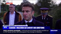 Emmanuel Macron sur la tempête Ciarán: 