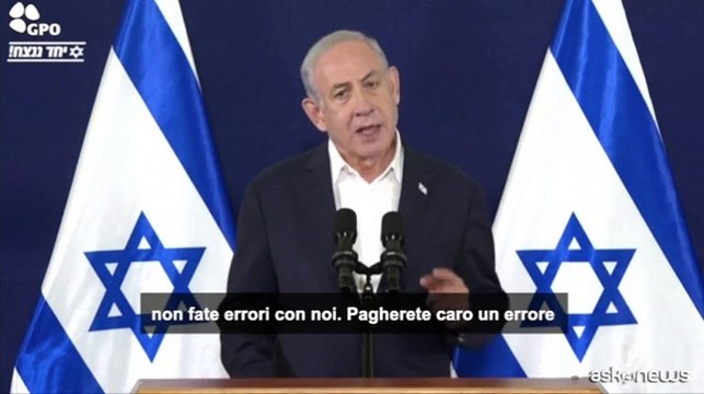 Netanyahu: distruggeremo Hamas, no a tregua senza rilascio degli ostaggi