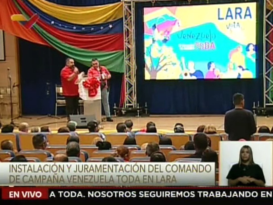 Juramentan el Comando de Campaña “Venezuela Toda” del estado Lara para la defensa del Esequibo