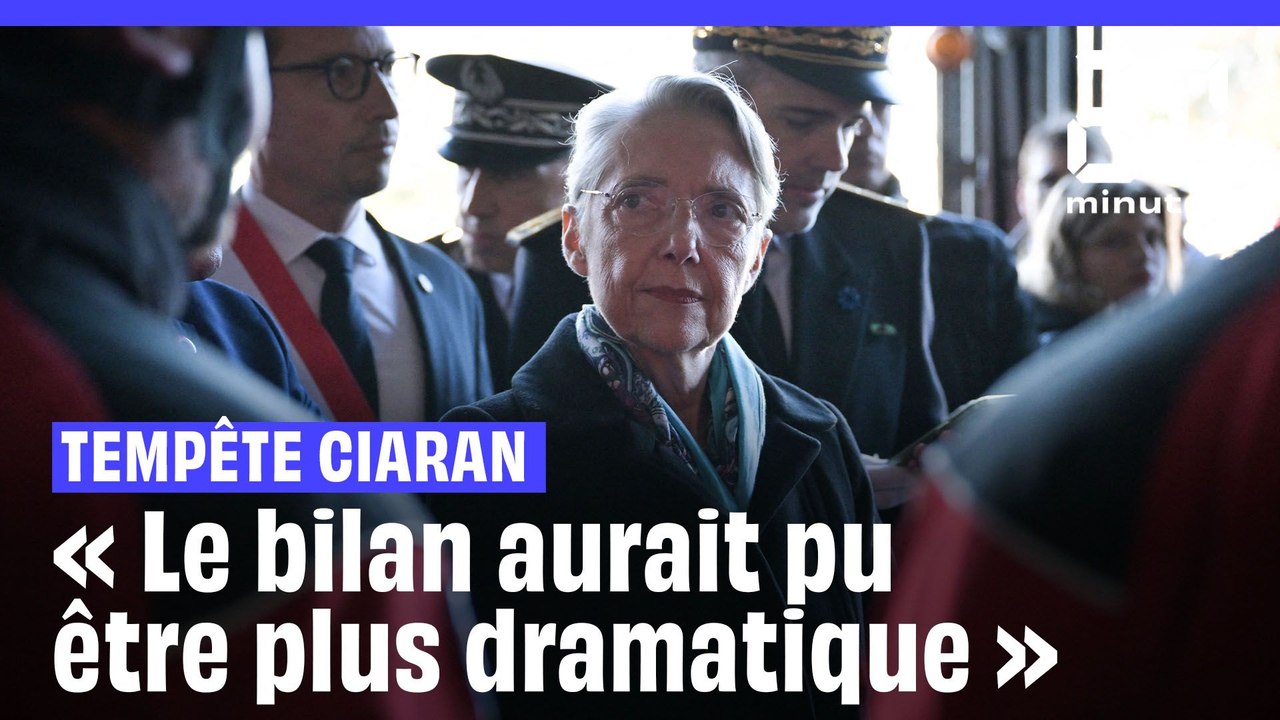 Tempête Ciaran : Elisabeth Borne salue la « mobilisation exceptionnelle » des secours #Shorts
