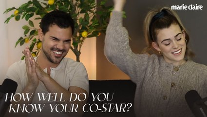 Taylor Lautner & Tay Lautner To Play How Well Do You Know Your Co-Star | Marie Claire