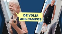 RECUPERADO: APÓS CIRURGIA, LULA POSTA VÍDEO FAZENDO EXERCÍCIOS E CHUTANDO BOLA | Cortes 247