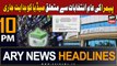 ARY News 10 PM Headlines 3rd November 2023 | PEMRA instructs media regarding General Elections