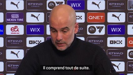 Man City - Guardiola sur Doku : “Il écoute, comprend vite et s’améliore”