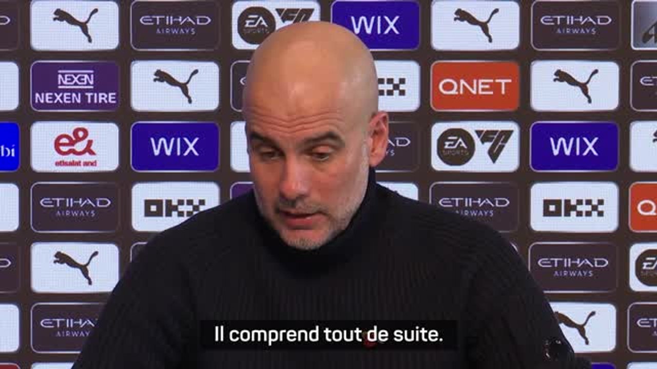 Man City - Guardiola sur Doku : “Il écoute, comprend vite et s’améliore”