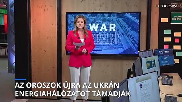 Az oroszok újra az ukrán energiahálózatot támadják