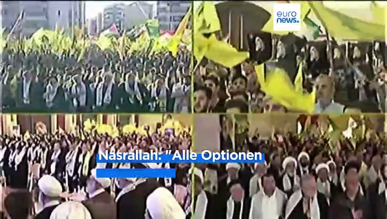 Hisbollah-Chef warnt Israel: 'Alle Optionen offen'