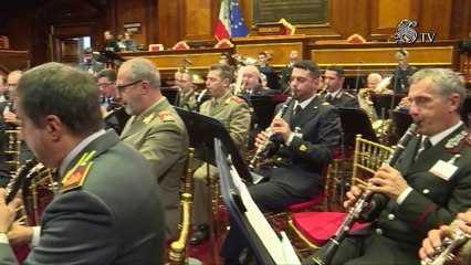 In Senato le prove per il concerto della Festa delle Forze Armate