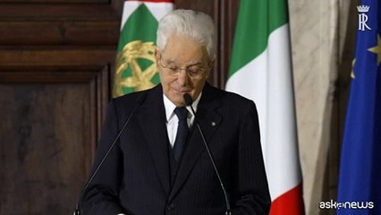 Mattarella: per tanti anni la pace considerata un bene scontato