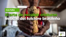 El arte de esculpir criaturas míticas del folclore brasileño