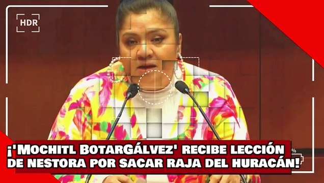 ¡VEAN! ¡’mochitl botarGálvez’ recibe lección de Nestora Salgado por sacar raja política del huracán!