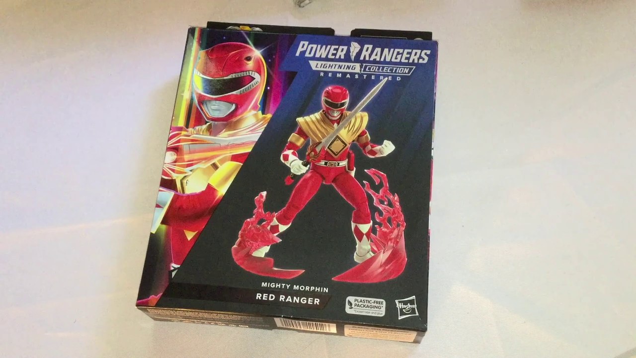 Power Rangers Lightning Collection Mighty Morphin Red Ranger Remastered Unboxing & Review
