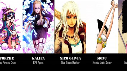 120 Female Characters from One Piece