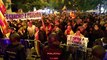 Miles de personas se manifiestan en la sede del PSOE por la ley de amnistía