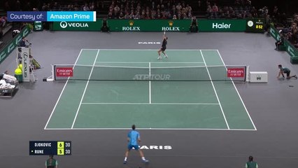 Djokovic holds off spirited Rune to reach semis