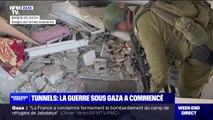 L'armée israélienne diffuse des images d'accès aux tunnels de la bande de Gaza