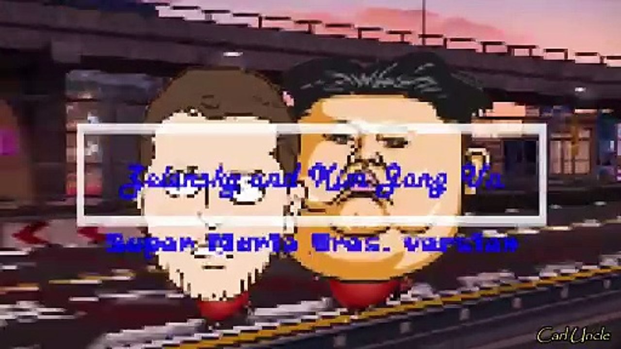 Zelensky and Kim Jong Un - Super Mario Bros. version