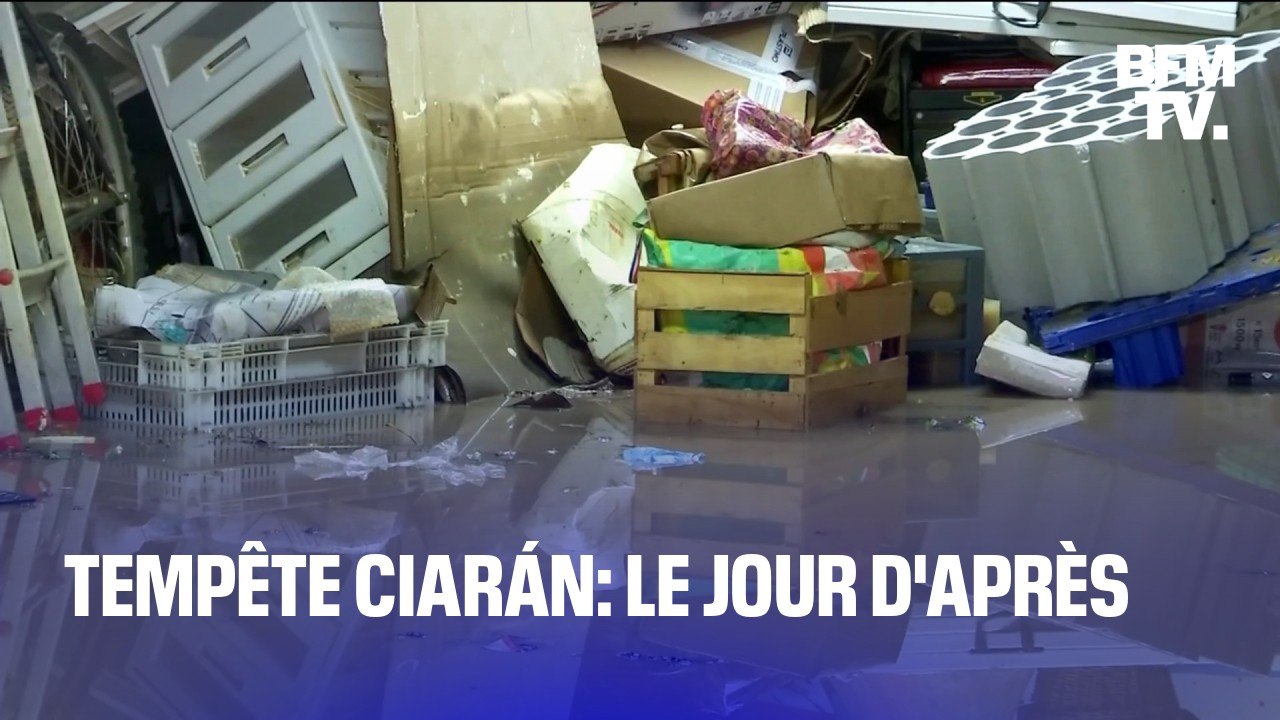 Tempête Ciarán: le jour d'après