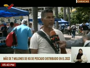 Más de 40 toneladas de productos del mar y río son distribuidas en el Paseo Los Próceres