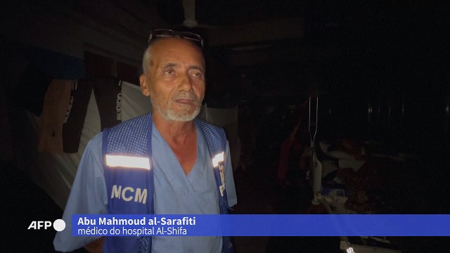 Médicos em Gaza usam luz de celular para tratar pacientes