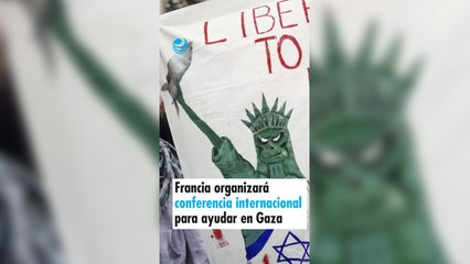Francia organizará conferencia internacional para ayudar en Gaza