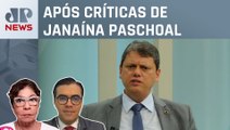 Tarcísio de Freitas defende inclusão de São Paulo em GLO; Kramer e Vilela analisam