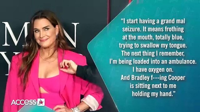 Bradley Cooper Held Brooke Shields' Hand After She Had A Seizure
