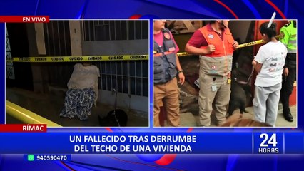 Tragedia en el Rímac: Padre de familia perdió la vida tras colapso de vivienda
