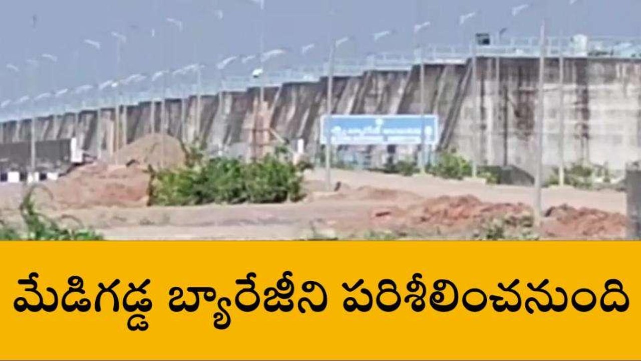 హైదరాబాద్: నేడు మేడిగడ్డ కు బీజేపీ ప్రతినిధుల బృందం