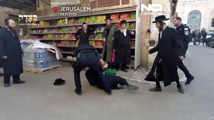 حمله پلیس اسرائیل به یهودیان ضدصهیونیست در بیت‌المقدس