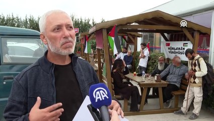 İstanbul'dan Gazze'ye destek için yola çıkan ekip Ankara'da